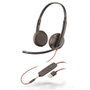 Poly Blackwire 3225 Auriculares con Micrófono USB-A y Jack 3,5 mm Negro